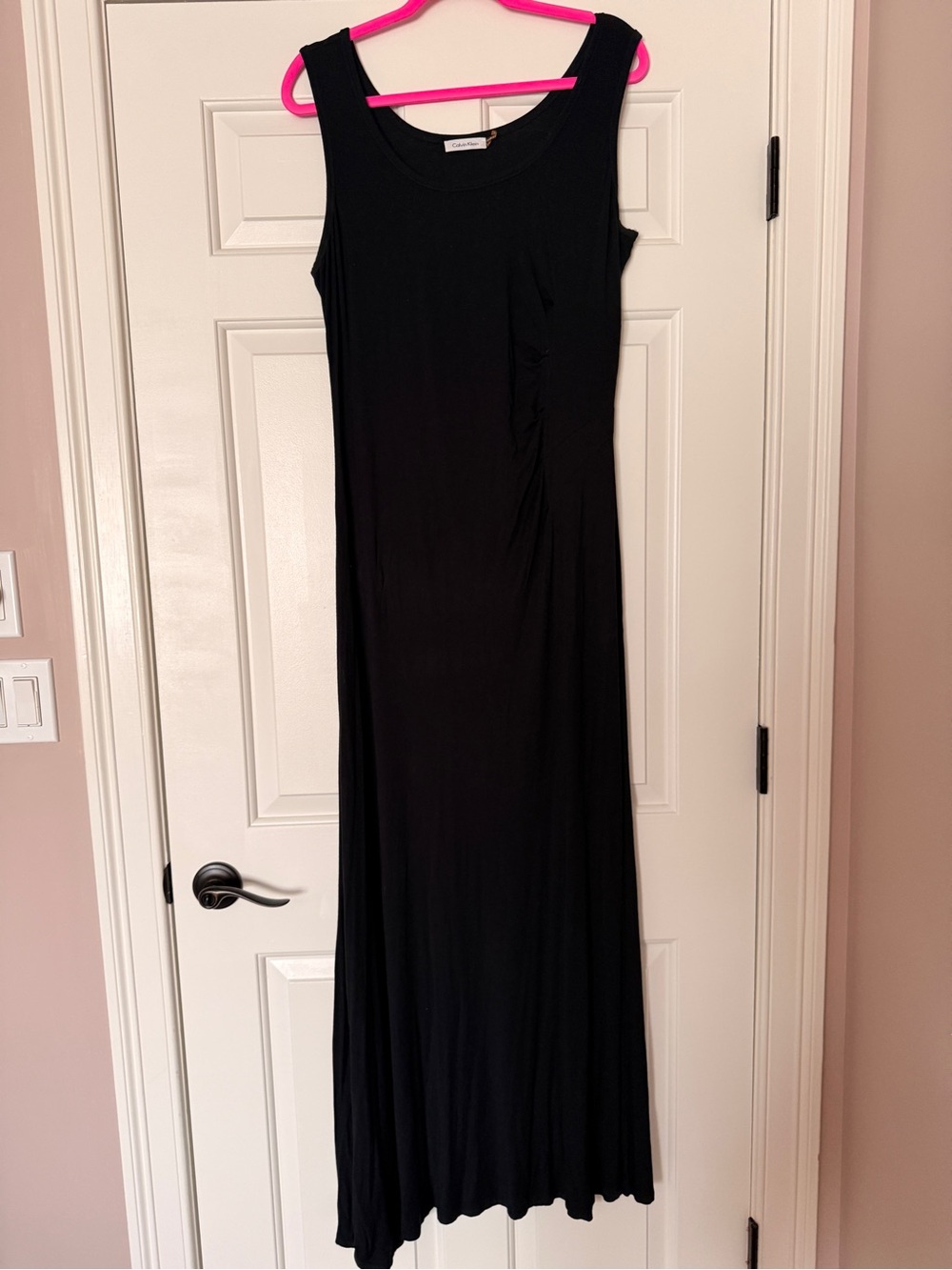 Calvin Klein Black Sleeveless Maxi Dress